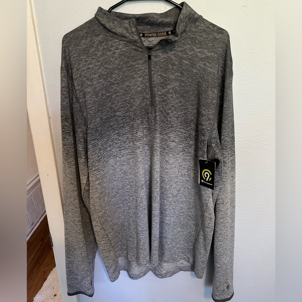 Champion Quarter Zip Long Sleeve Pull Over